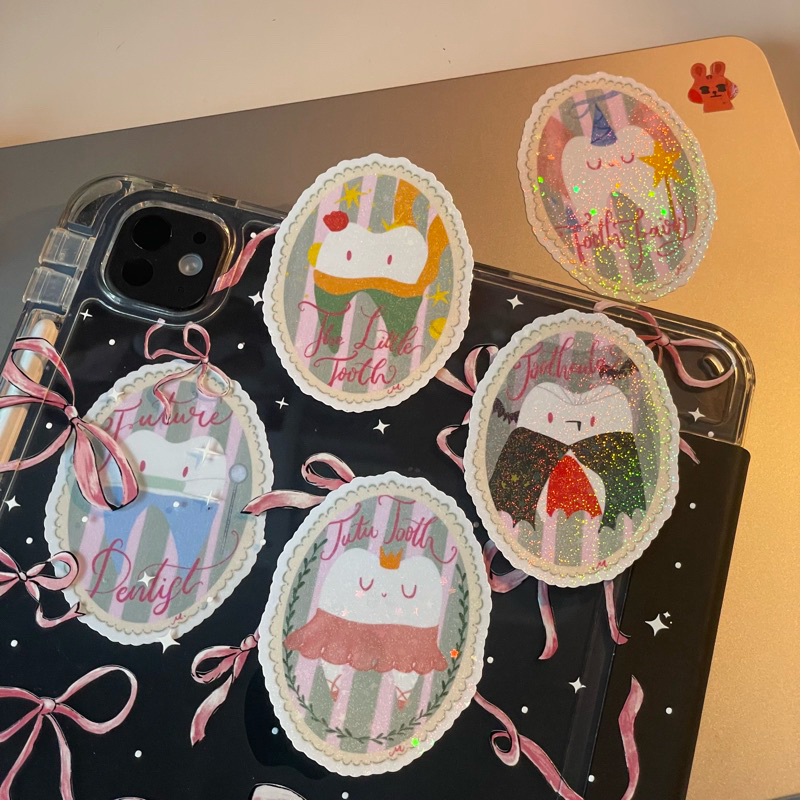 

[READY] Portrait of A Tooth Sticker