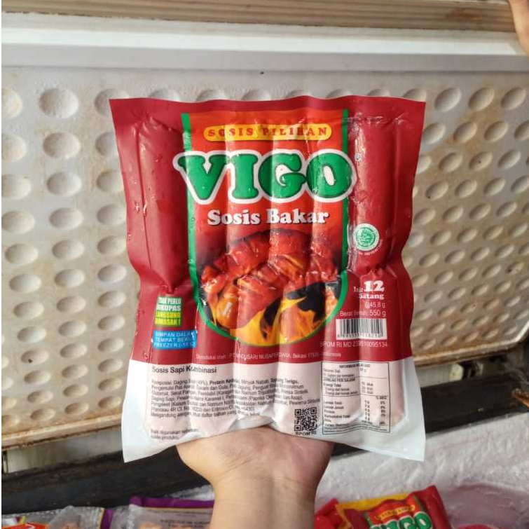 

Vigo Sosis Bakar Mini Sapi isi 12 500gr