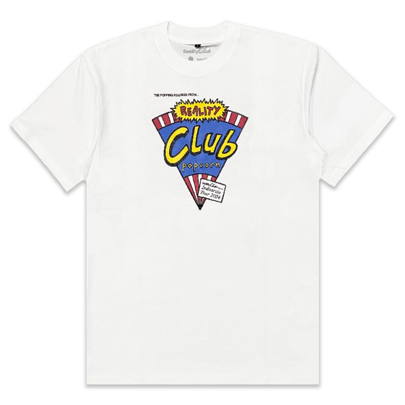 Tshirt REALITY CLUB - POPPIN' FEELINGS White | Reality Club Official Merchandise