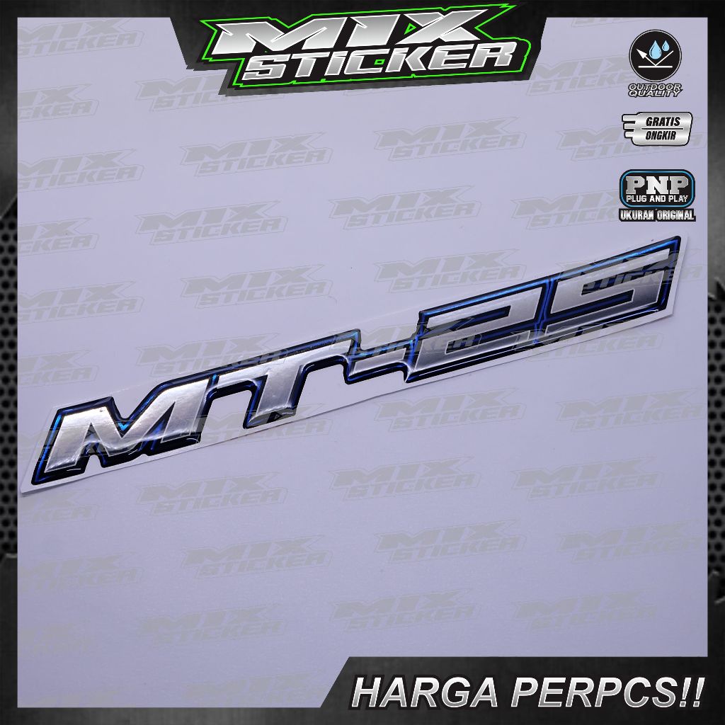 Emblem yamaha mt 25 / emblem timbul yamaha mt 25 / emblem mt 25 / emblem yamaha mt 25 / stiker logo 
