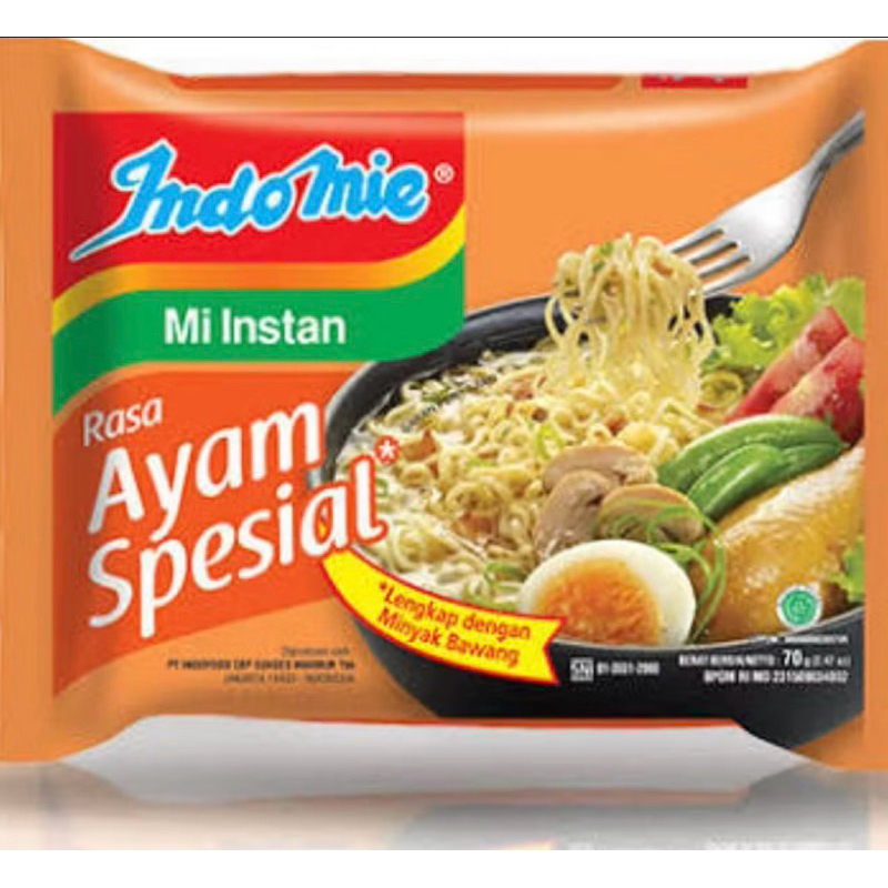 

(Isi 5 Biji) Indomie Kuah Ayam spesial 70gr