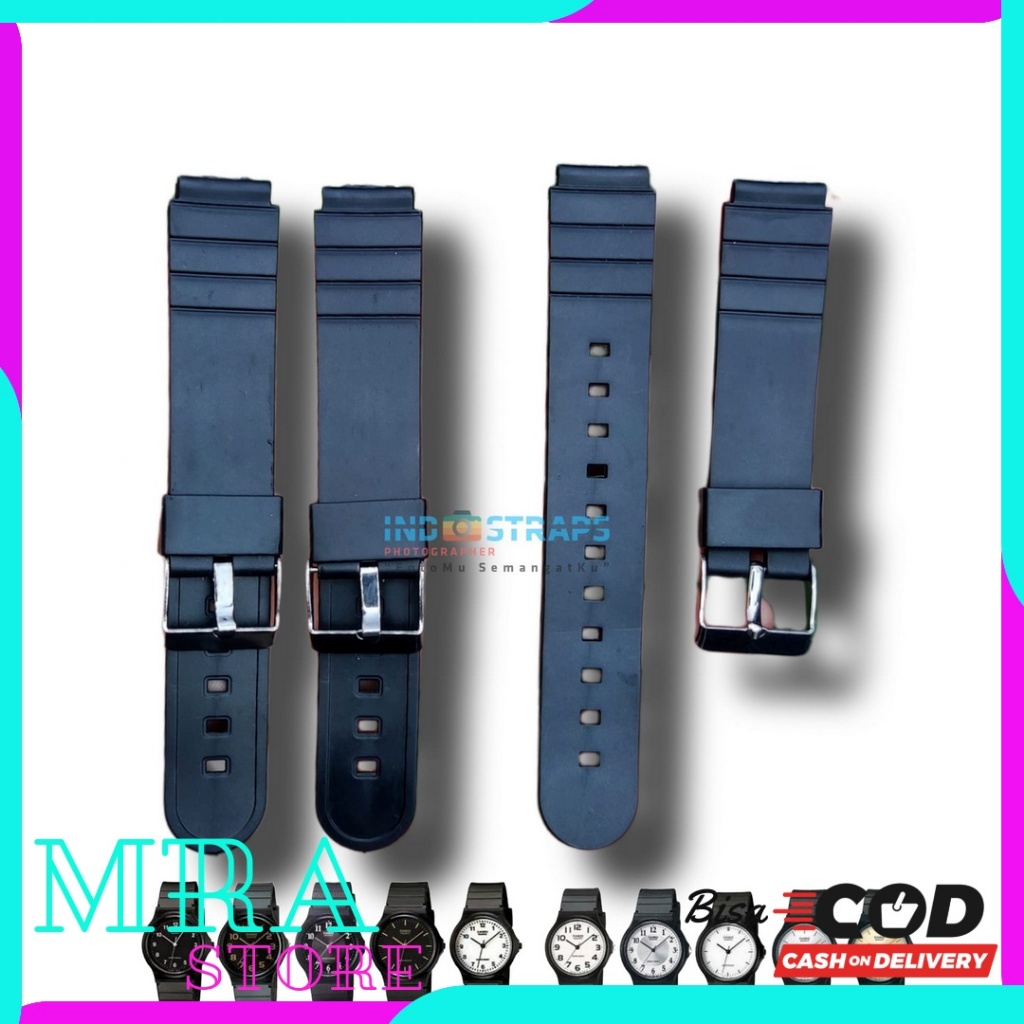 Mq24 Strap Tali Jam Tangan Casio MQ24 CASIO MQ 24 Tali Jam Tangan Casio MQ 24 Hitam