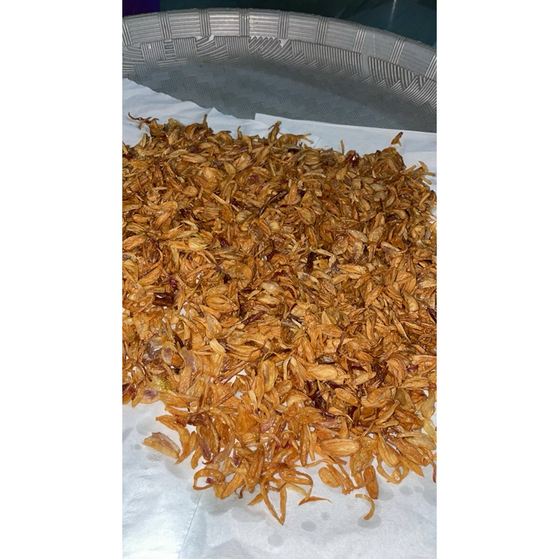 

BAWANG GORENG ASLI 100% 300GR (TANPA CAMPURAN TEPUNG)
