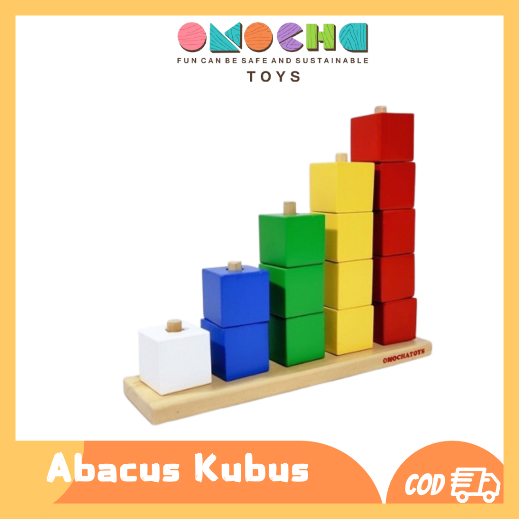 Abacus Kubus Mainan Kayu Omocha Toys