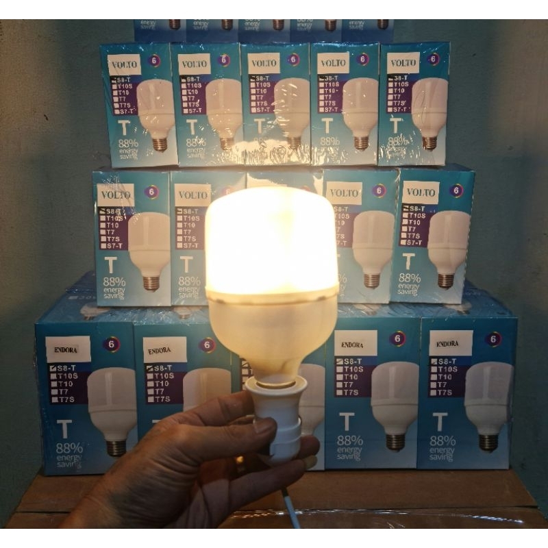 LAMPU LED 40 WATT WARNA KUNING ( WARM WHITE ) HEMAT ENERGI 88% AVERA SUPER TERANG