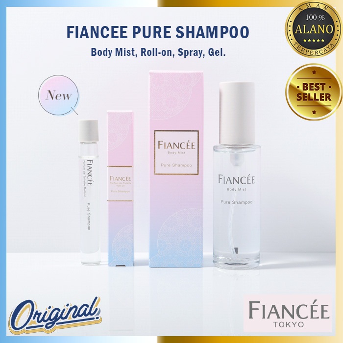Fiancee Pure Shampoo Body Mist Roll-on Spray Gel Original Japan Parfum