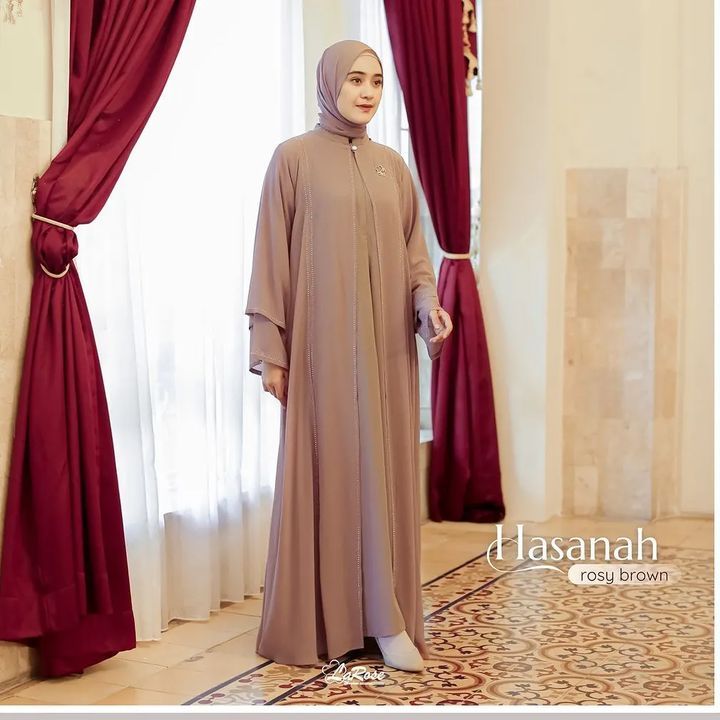 NEW ABAYA HASANAH MATT CERUTY BABYDOLL / ABAYA POLOS VIRAL / ABAYA KEKINIAN / ABAYA MODERN / GAMIS S
