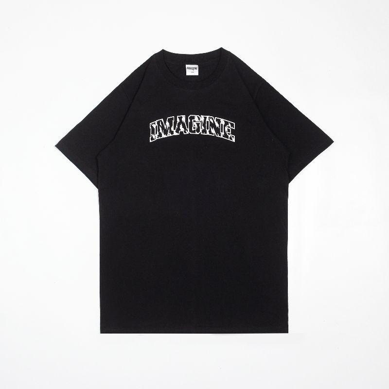 Imagineco Kaos Lengan Pendek Hitam "James"