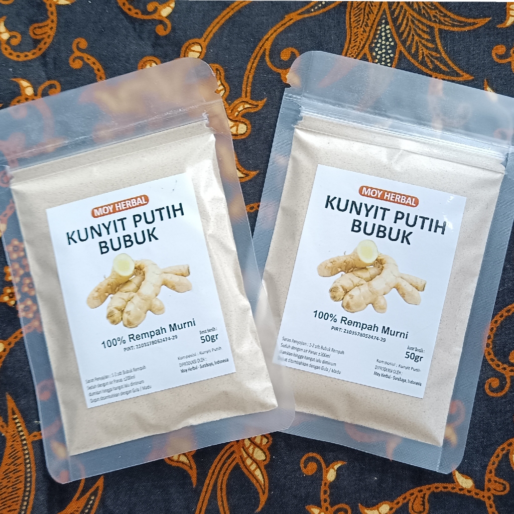 

KUNYIT PUTIH BUBUK 50gr – Moy Herbal