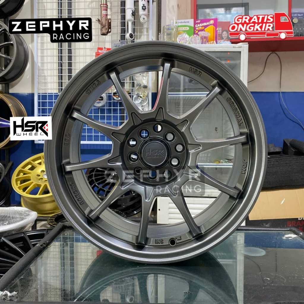 velg mobil hsr ring 17 untuk brv, innova,civic,  hrv, rush hsr boroko srd r17