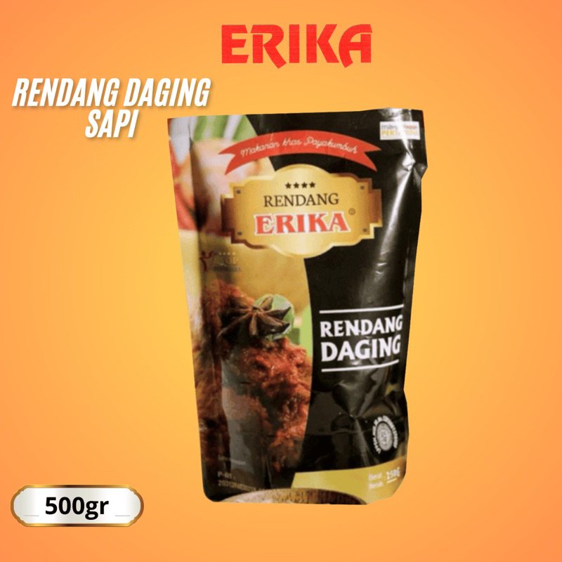 

ERIKA - Rendang Erika Rendang Daging Khas Minang 500gr by Rendang Erika