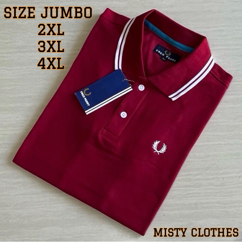 MISTY~KAOS POLO JUMBO PRIA XXL XXXL XXXXL | Kaos kerah pria premium | kaos polos pria baju pria dist