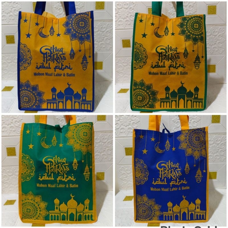 

TAS LEBARAN IDUL FITRI. TAS SPUNBOND/TAS PARSEL/TAS SOUVENIR/GOODIE BAG