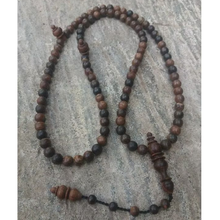 tasbih kayu gaharu asli aroma wangi original