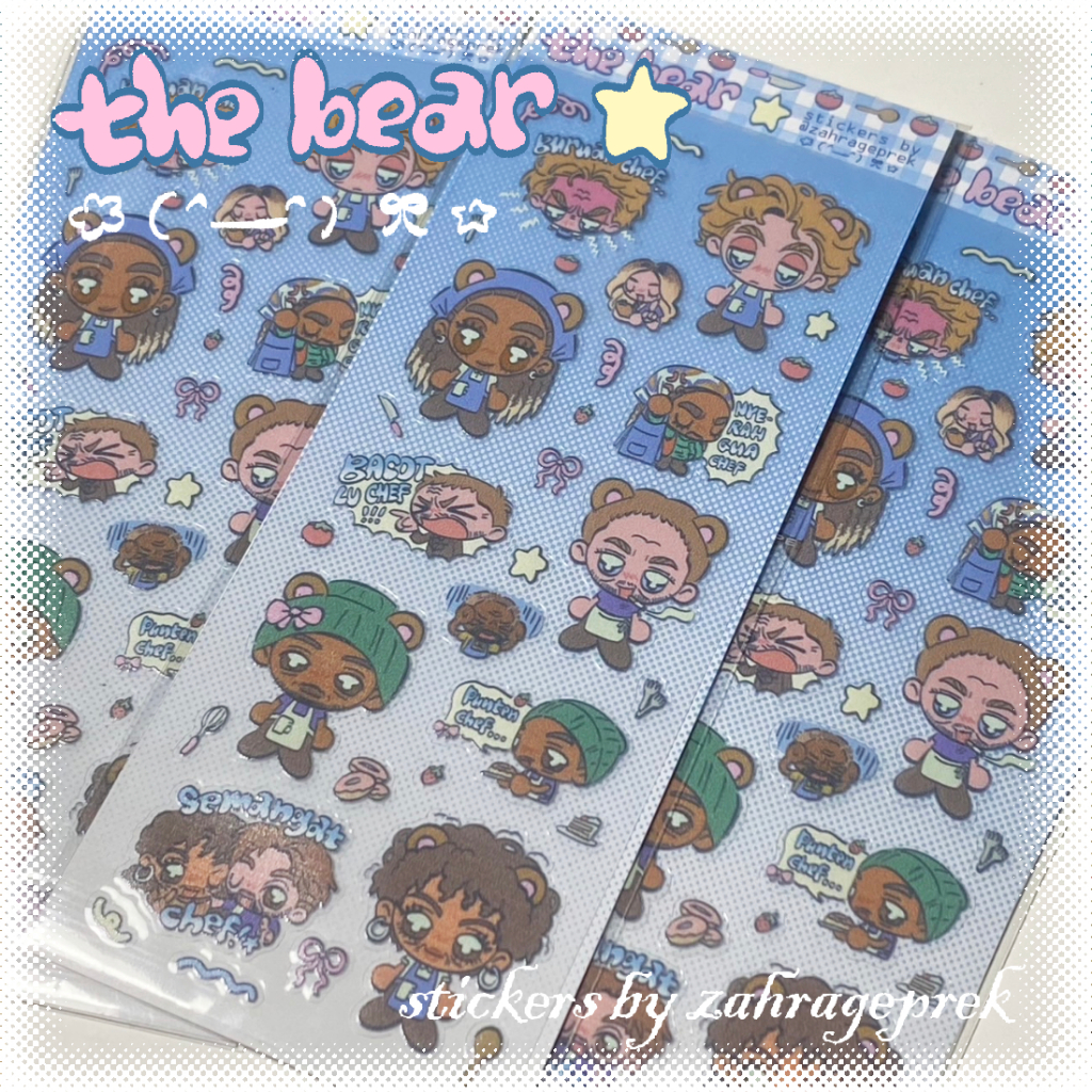 

[the bear] sticker sheet by zahrageprek