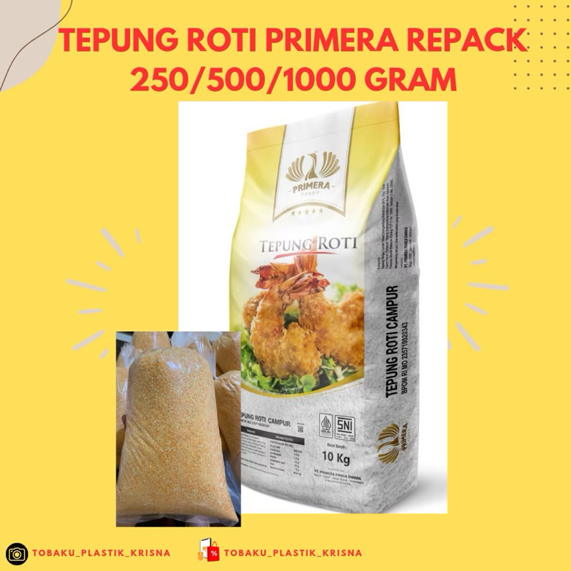 

TEPUNG ROTI PRIMERA MIXED REPACK/KILOAN/TIMBANGAN/TEPUNG PANIR