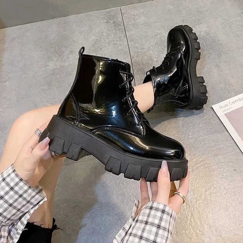 VINTAGE Biang93 Sepatu Boots Wanita Fashion Style Korean