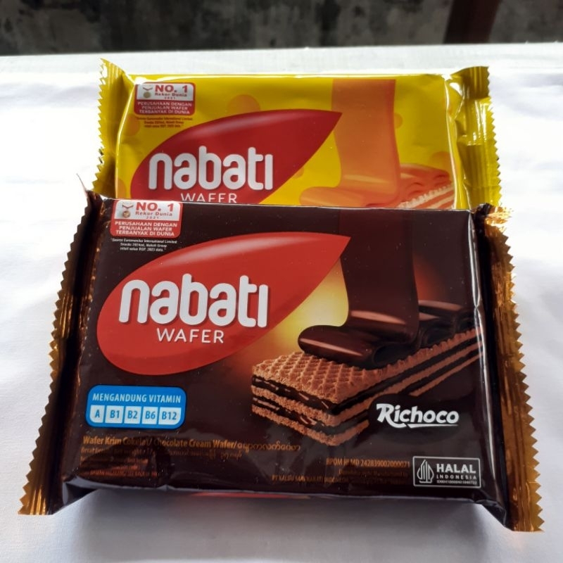 

nabati wafer recheese dan richoco 37 gram