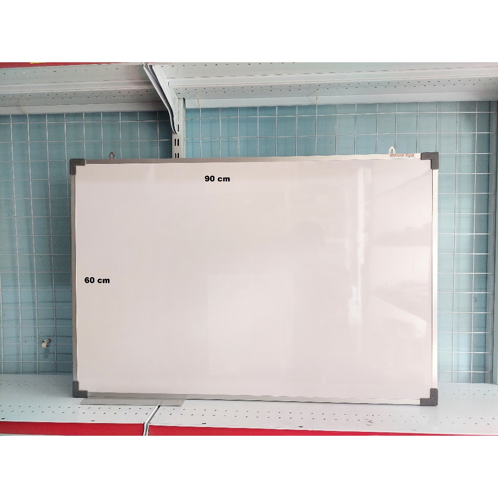 

Whiteboard magnet papan tulis 60 x 90 cm terbaru