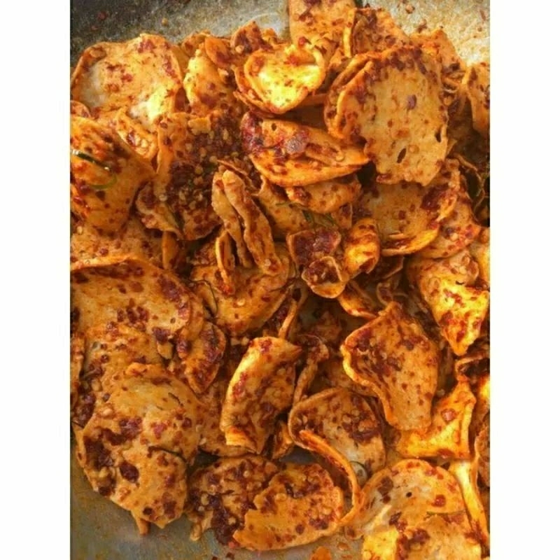 

Keripik Pedas basreng bulat 100 gram