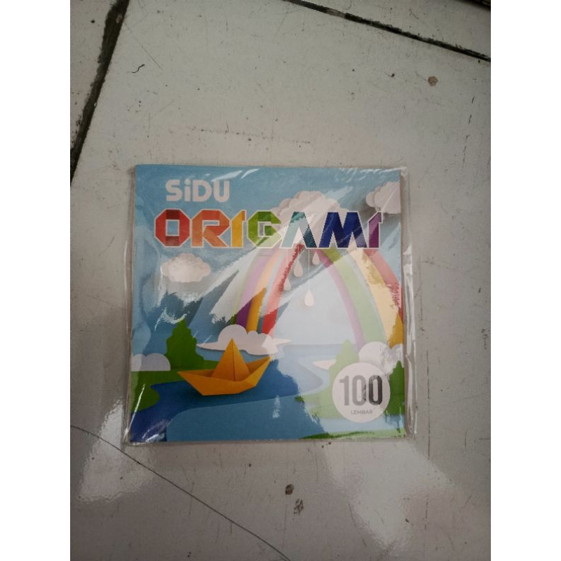 

kertas origami sidu 12 x 12 isi 100 1 pack