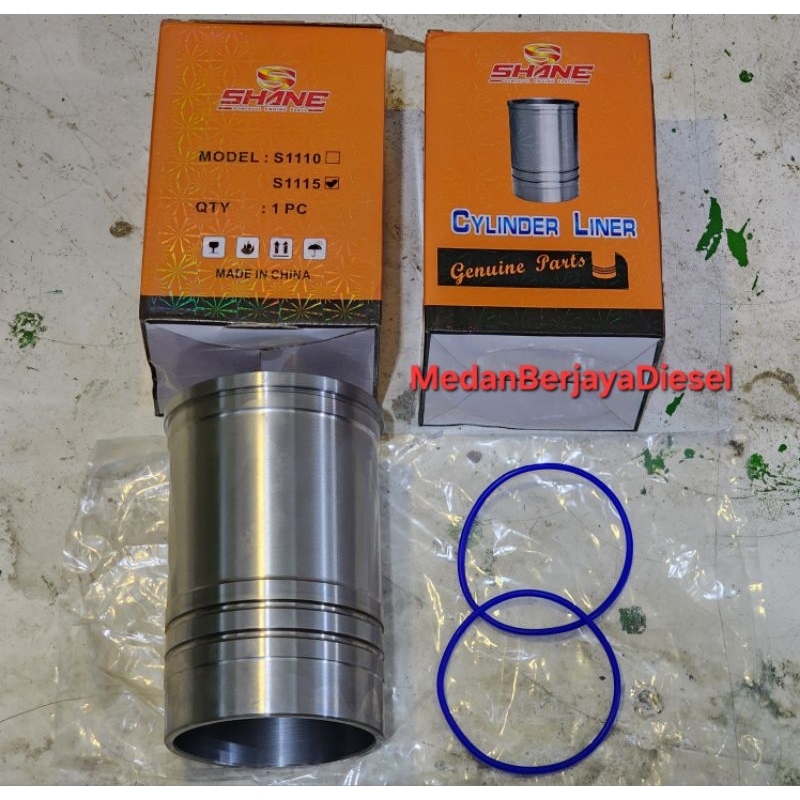 Cylinder Liner S1115 Foring Mesin Diesel ZS1115 Boring TL1115 24pk
