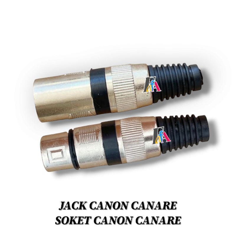 Jack / Soket Canon XLR CANARE NEW Male Female