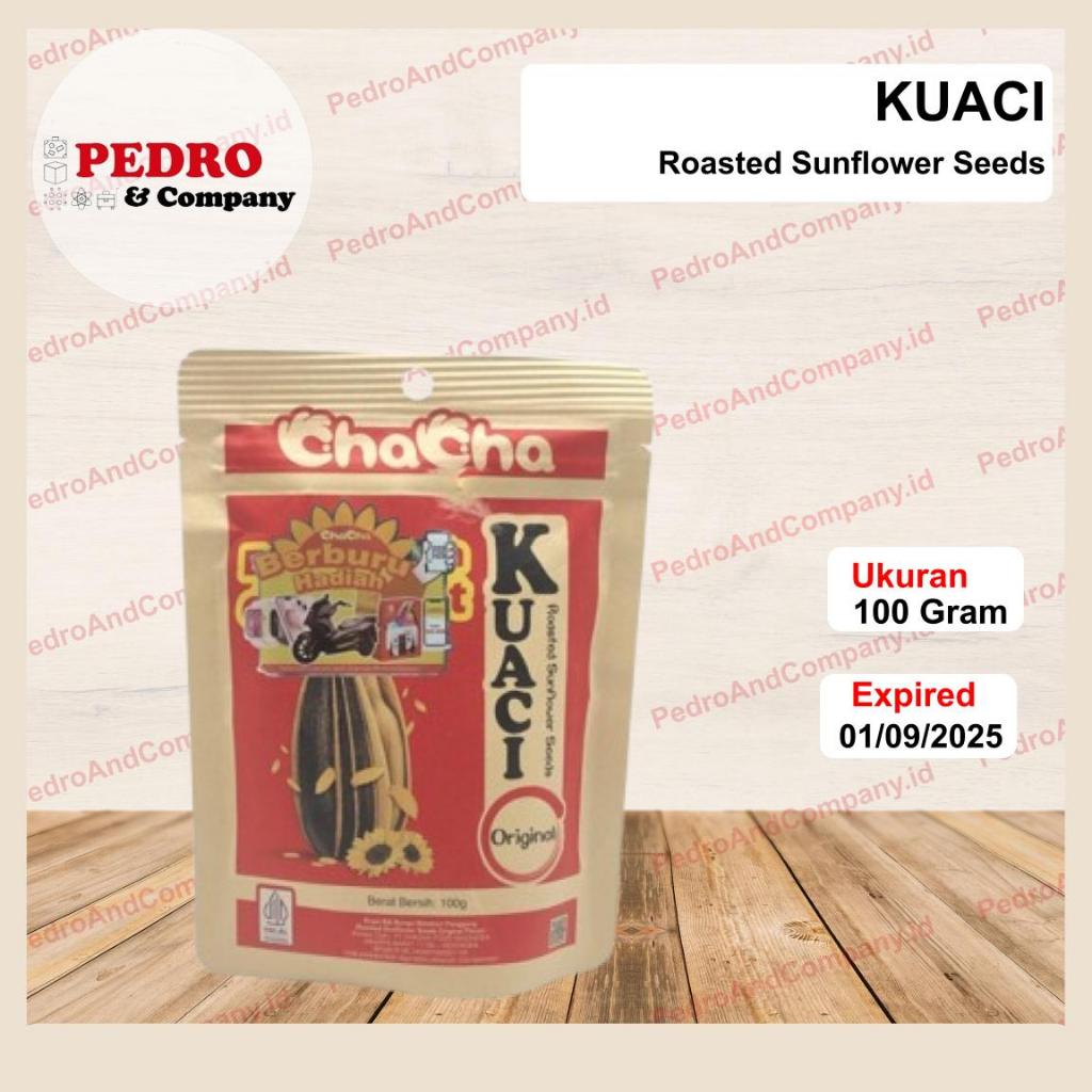 

Chacha kuaci 100 gram - sunflower seeds bunga matahari snack snek