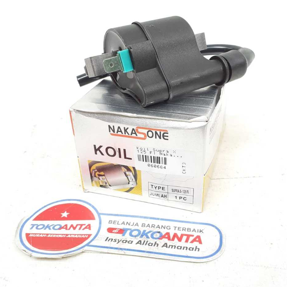 Koil Coil Ignition Motor Honda Supra X 125 Helm In FI Injeksi (K41) Merk Nakasone