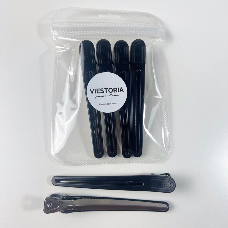 Jepit rambut bebek stainless / besi, Jepit cocor, Jepit rambut salon buaya | Viestoria