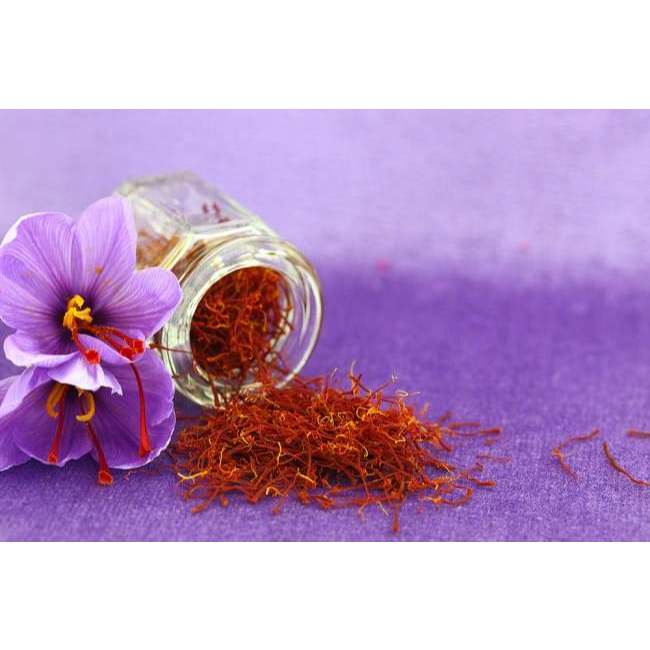 Saffron 0,1 gram / Bunga Saffron / Bunga Kuma-kuma / Rempah-rempah kesehatan / Putik bunga saffron