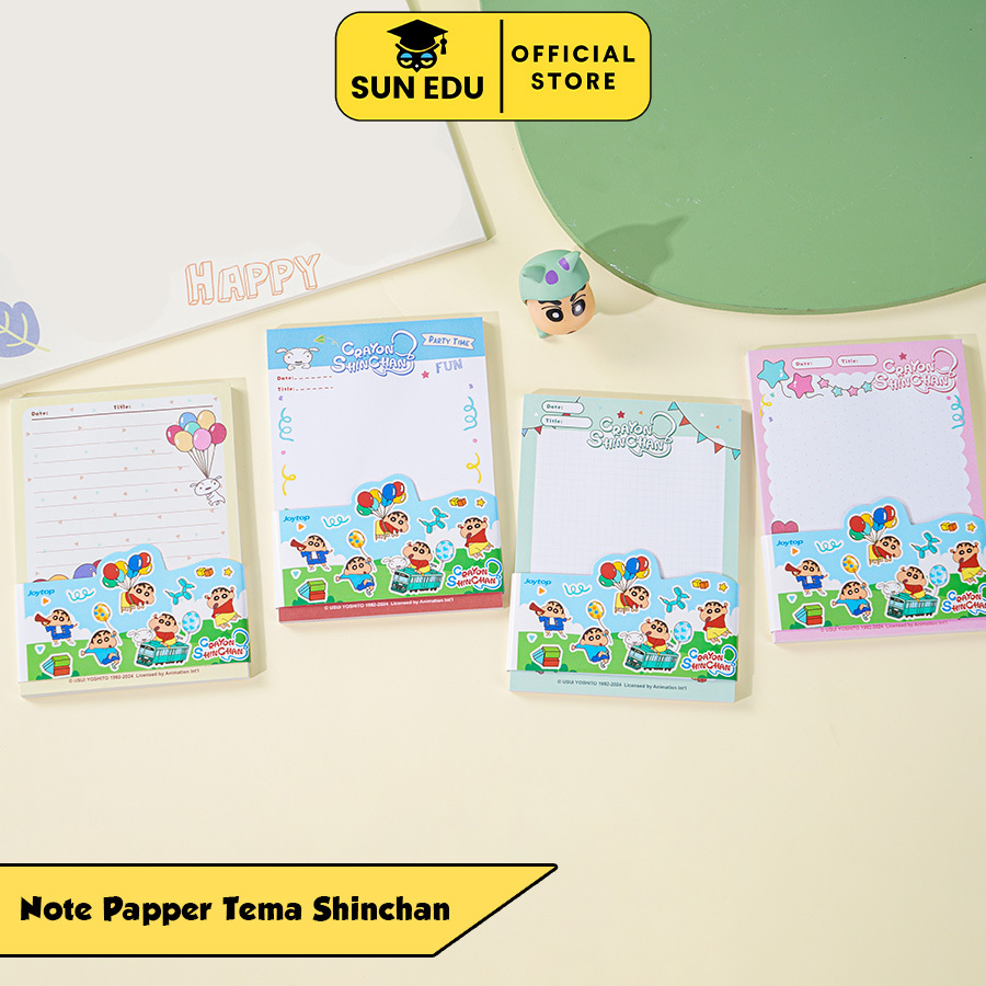 

Sticker Memo Sticky Note Crayon Shinchan Kertas Catatan Colorful