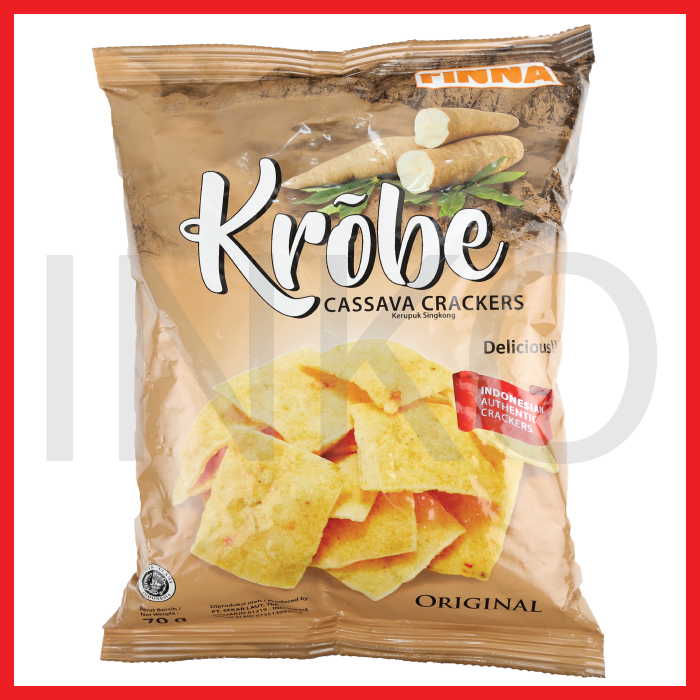 

FINNA KROBE CASSAVA CRACKERS ORIGINAL 70GR