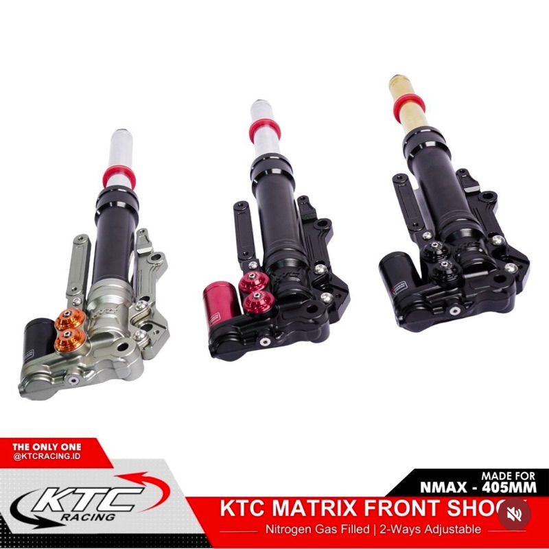 SHOCK DEPAN KTC RACING MATRIX TELESKOPIK YAMAHA NMAX / AEROX