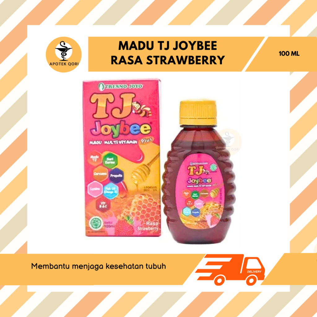 

MADU TJ JOYBEE + MULTIVITAMIN 100 ML RASA STRAWBERRY