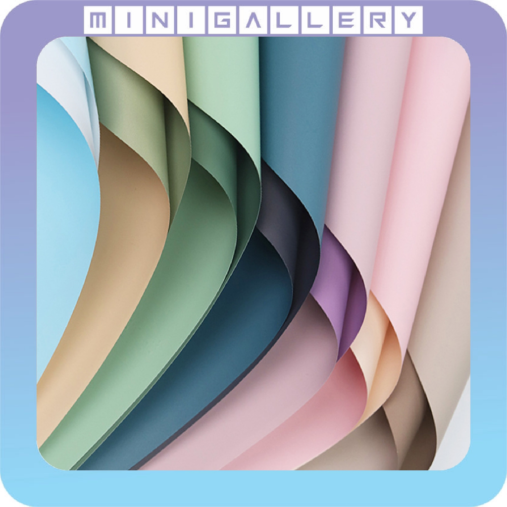 

Flower Wrapping Paper Dua Warna Bi Color Kertas Buket Bunga Florist Cellophane Ecer KB14