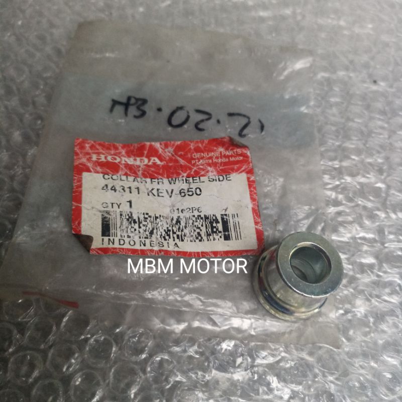 BOS BOSH BUSHING RODA TROMOL TEROMOL DEPAN HONDA SUPRA X 100 XX CAKRAM ORI AHM 44311-KEV-650 COLLAR 