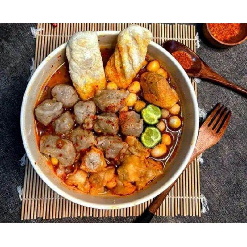 

Baso aci instan rasa pedas (1pcs)