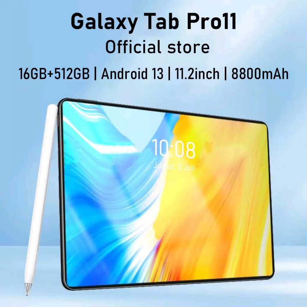 2024 Produk Baru [Beli1 Gratis 7+COD] TabletPC Asli tablet Tab Baru ROM16GB + 512GB RAM Tablet Andro