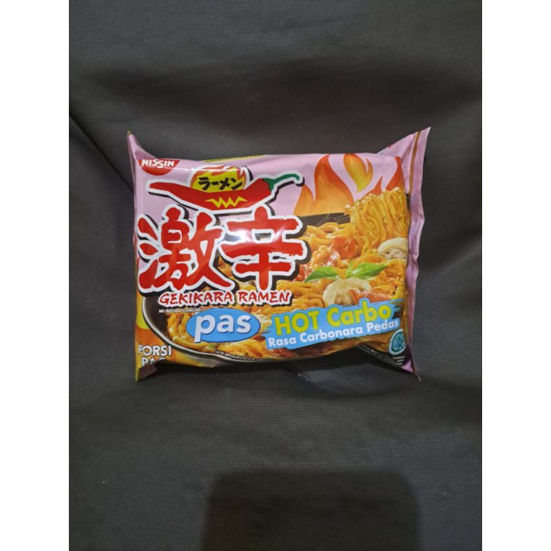 

Nissin Ramen Gekikara Mie Instan Goreng Korea Rasa Hot Carbo