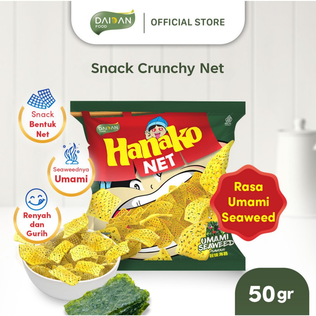 

Snack Hanako Net Umami Seaweed Medium Pack