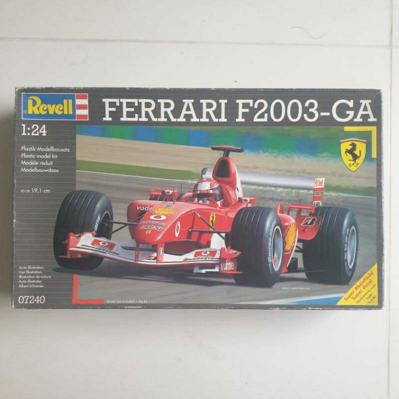 Model Kit Revell Ferrari Michael Schumacher F1 F2003-GA Skala 1/24.