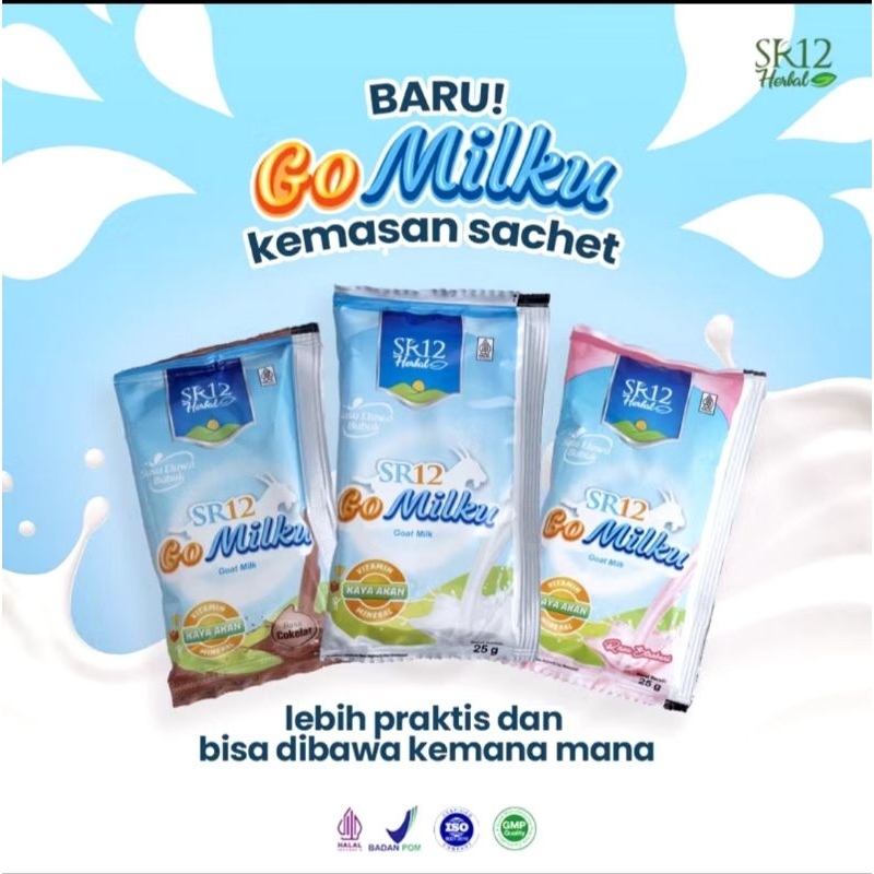 

SR12 GOMILKU SUSU RENTENG | SUSU KEMASAN SACHET | susu kambing etawa