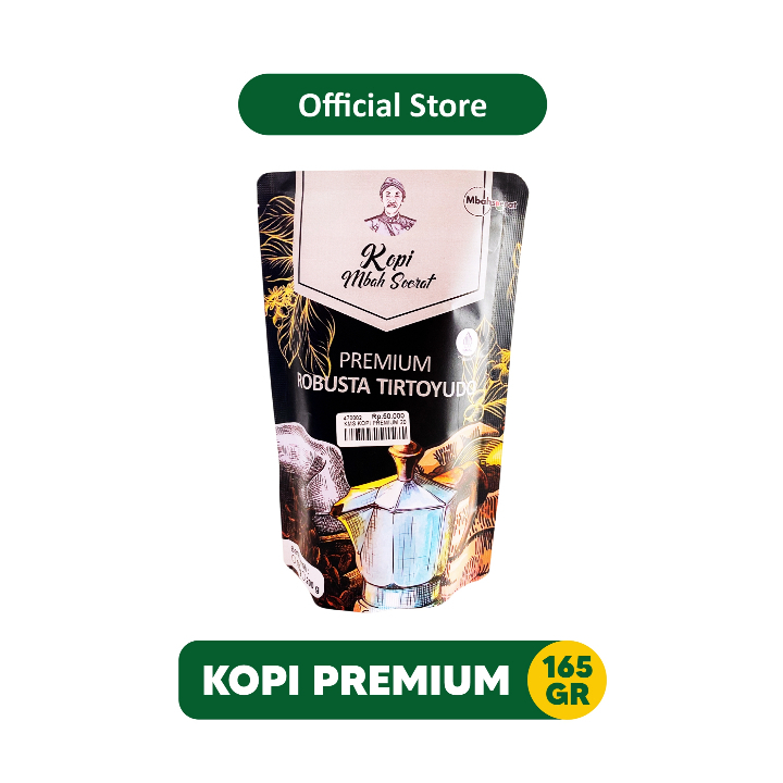 

Kopi Premium Robusta Tirtoyudo - Premium Coffee 165gr | Oleh Oleh Khas Batu Malang - 470002