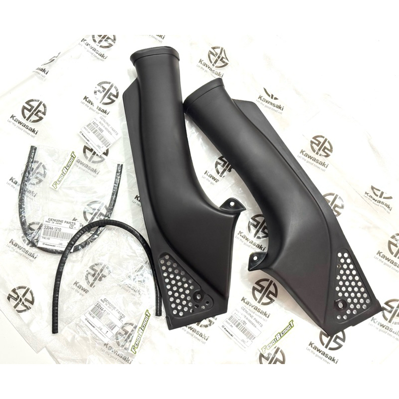 DUCT AIRSCOOP AIRSCOPE  SET KARET TRIM LIST NINJA RR OLD ORIGINAL 14073-1701 14073-1693 53044-1310