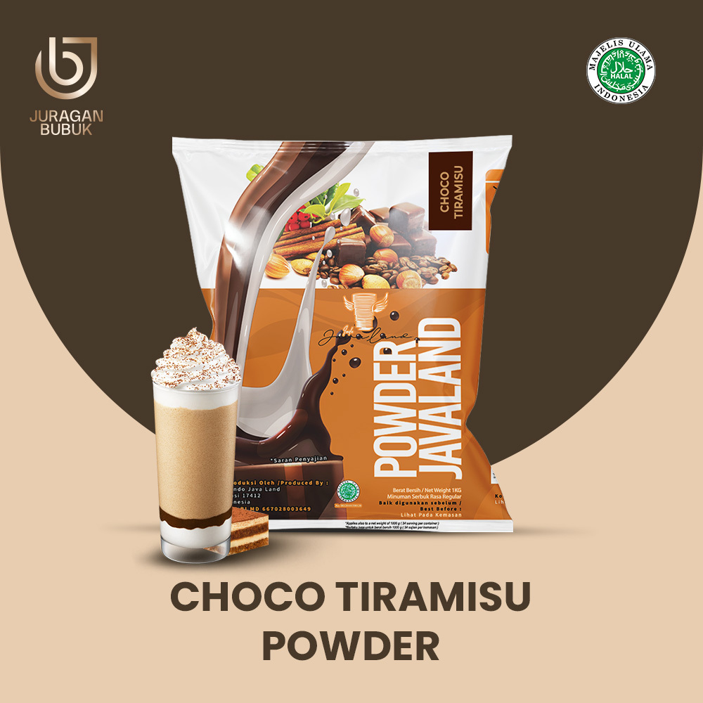 

Choco Tiramisu Powder Drink Bubuk Minuman Rasa Choco Tiramisu 1kg Javaland