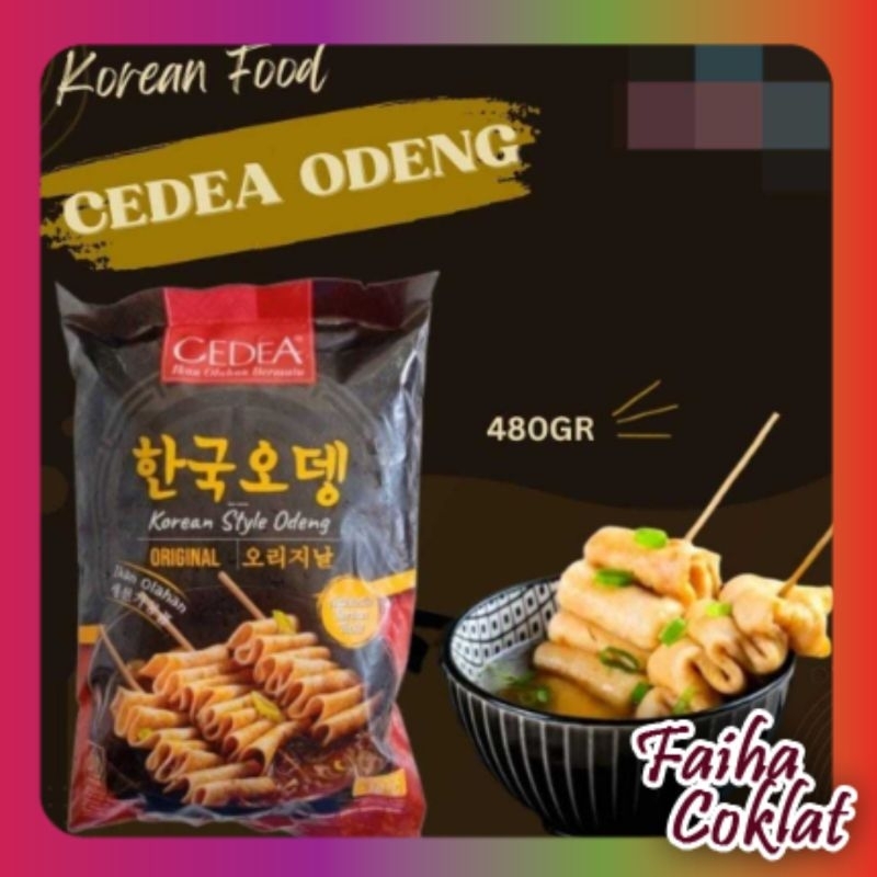 

Cedea korean odeng original 480gr frozen/Cedea Korean Odeng spicy 480ge frozen