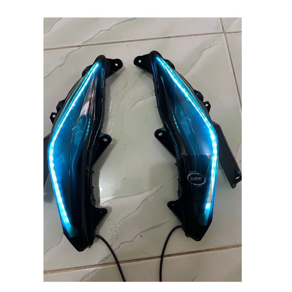 LAMPU ALIS BEAT FI ESP STREET ECO 2016 - 2019 FULLSET MIKA SMOKE Lampu Sen Alis Beat