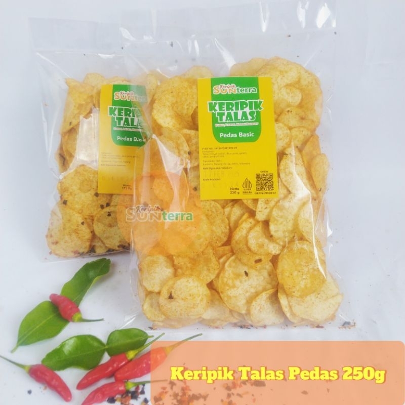 

Keripik Talas Pedas 250g