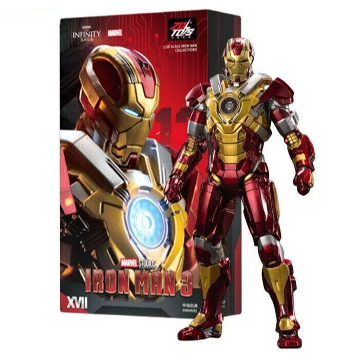 ZD Toys IRON MAN 3 Mark 17 Heartbreaker MK 17 Figure Marvel Toy